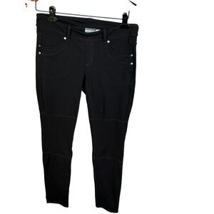 ATHLETA Bettona Jegging Pants Women's SIZE MED Black Pockets Low Rise Stretch
